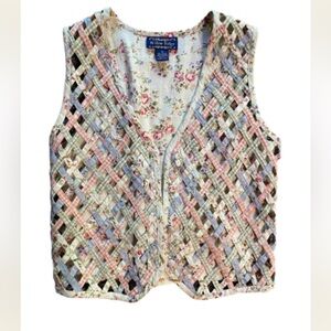 Vintage Willow Ridge Lattice Quilted Vest